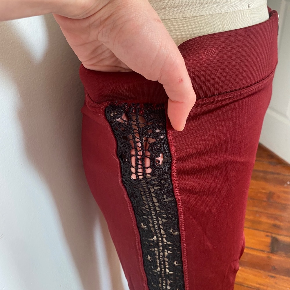 Ganni pants with lace inset size small or medium - Picture 5 of 5